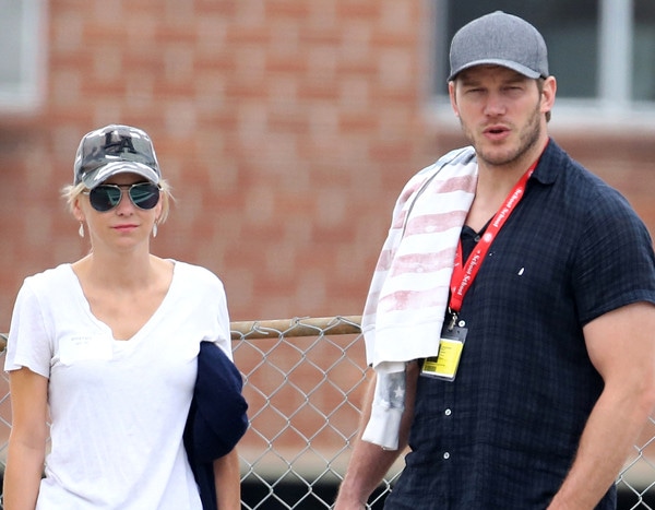 chris pratt and anna faris reunite 1 year after announcing split e